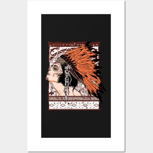 Amerindian woman Posters and Art